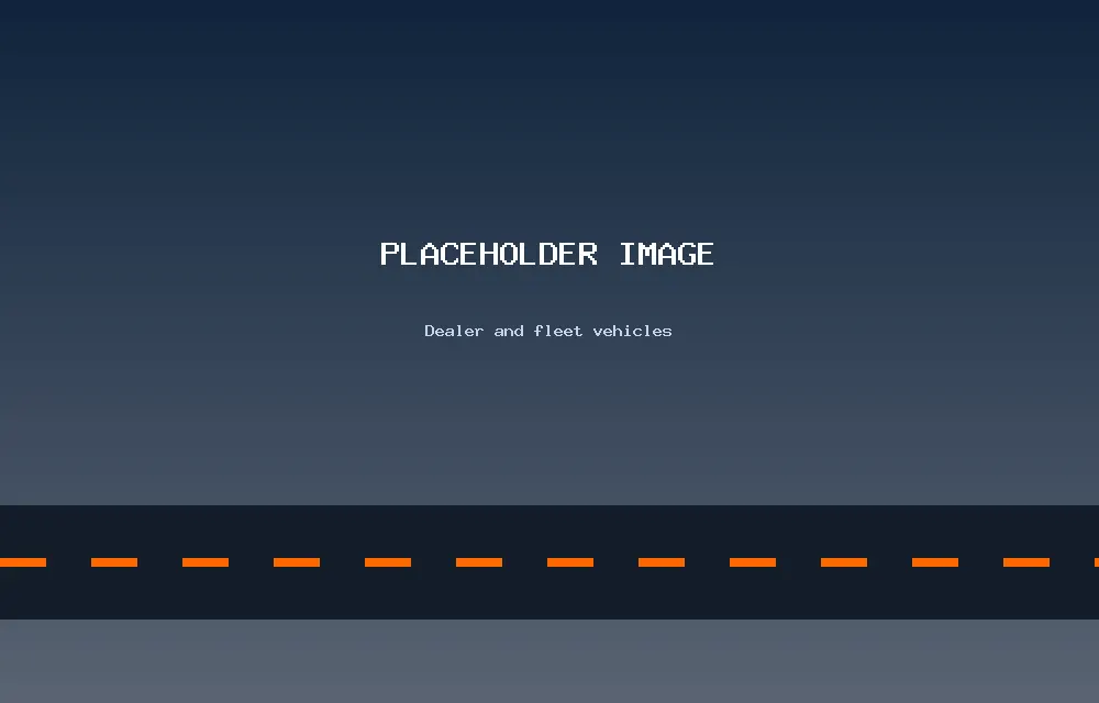 Placeholder: dealership and fleet vehicles ready for transport